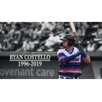 Ryan Costello with the Pensacola Blue Wahoos