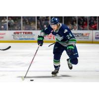 Forward Alex Morozoff with the Seattle Thunderbirds
