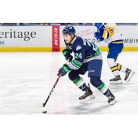 Forward Alex Morozoff with the Seattle Thunderbirds