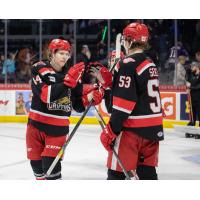 Grand Rapids Griffins defensemen Dennis Cholowski and Moritz Seider