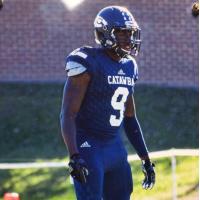 Defensive back Chris Thompson with Catawba