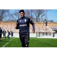 Forward Madison FC defender Gustavo Fernandes