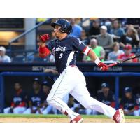 Outfielder Jan Hernandez with the Reading Fightin' Phils