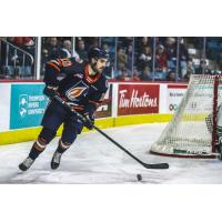 Defenseman Max Martin with the Kamloops Blazers