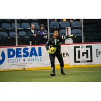 Dallas Sidekicks goalkeeper Juan Gamboa