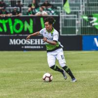 York9 FC midfielder Emilio Estevez