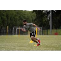 Joao Paulo of Seattle Sounders FC works out Monday