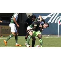 Seattle Sounders FC vs. archrival Portland Timbers at Providence Park in 2014