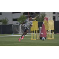 Daniel Vega of the San Jose Earthquakes in training