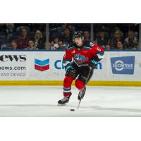 Kelowna Rockets defenceman Kaedan Korczak