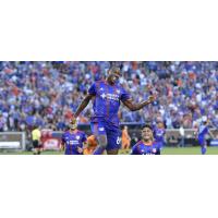 Rashawn Dally with FC Cincinnati