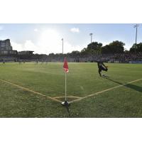 Action at Breese Stevens Field, home of Forward Madison FC