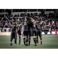 LAFC celebrates a goal