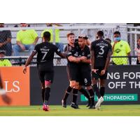 Birmingham Legion FC celebrate a goal