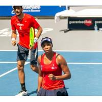 Venus Williams and Marcelo Arevalo of the Washington Kastles