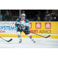 Dillon Dube with the Kelowna Rockets