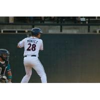 Collin Montez at bat for the St. Cloud Rox