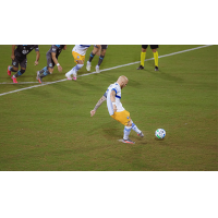 San Jose Earthquakes midfielder Magnus Eriksson scores a penalty kick five minutes into the second half