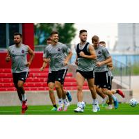 Chicago Fire FC training at SeatGeek Stadium