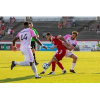 Forward Madison FC battles the Richmond Kickers