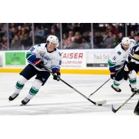 Forward Spencer Naas with the Kalamazoo Wings