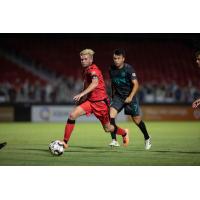 Phoenix Rising FC midfielder Sam Stanton with possession vs. San Diego Loyal