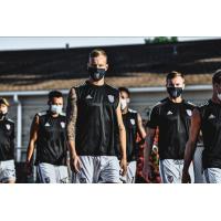 South Georgia Tormenta FC enter the pitch