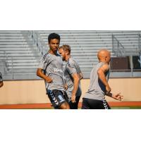 Noah Fuson in training with Forward Madison FC