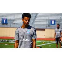 Noah Fuson in training with Forward Madison FC