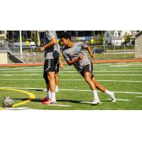 Noah Fuson in training with Forward Madison FC