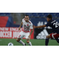 Richmond Kickers with possession against New England Revolution II