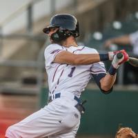 Justin Pacchioli of the Somerset Patriots