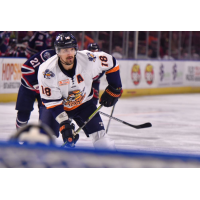 Forward Nathan Perkovich with the Greenville Swamp Rabbits