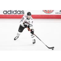 Defenseman Ryan Jones with the University of Nebraska-Omaha