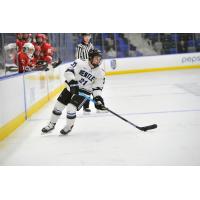 Forward Jonathan Desbiens with Bentley