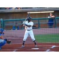 Ke'Bryan Hayes at bat for the West Virginia Power