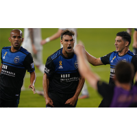 San Jose Earthquakes forward Chris Wondolowski reacts after his goal