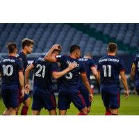 Chicago Fire FC celebrates Fabian Herbers' goal