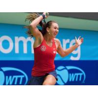 Nicole Melichar in 2018 with the Washington Kastles