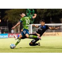 Seattle Sounders FC and the San Jose Earthquakes played to a scoreless draw on July 10