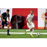 Louisville City FC with possession against Indy Eleven