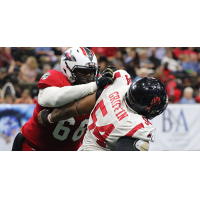 Jacksonville Sharks offensive lineman Derrick Zeigler