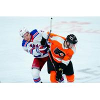 Lehigh Valley Phantoms forward Maksim Sushko with the Philadelphia Flyers
