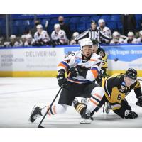 Lehigh Valley Phantoms forward Zayde Wisdom vs. the Wilkes-Barre/Scranton Penguins