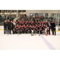 Aberdeen Wings celebrate a trip to the Robertson Cup