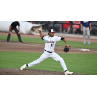Fayetteville Woodpeckers pitcher Alfredi Jimenez