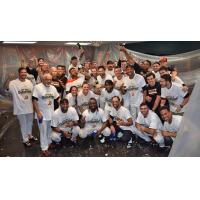 Long Island Ducks celebrate first half North Division title