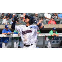 Oswald Peraza of the Somerset Patriots