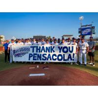 Pensacola Blue Wahoos thank their fans