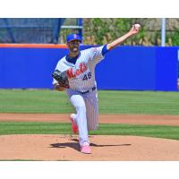 David Peterson pitched six scoreless innings with six strikeouts for the Syracuse Mets in a win on Friday night